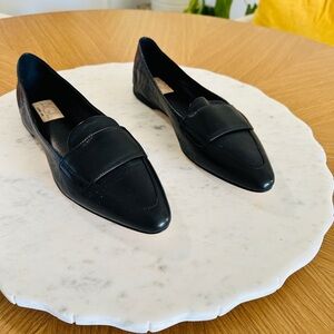 AGL Virgee Leather Black Moccasin New in Box - Size 8M